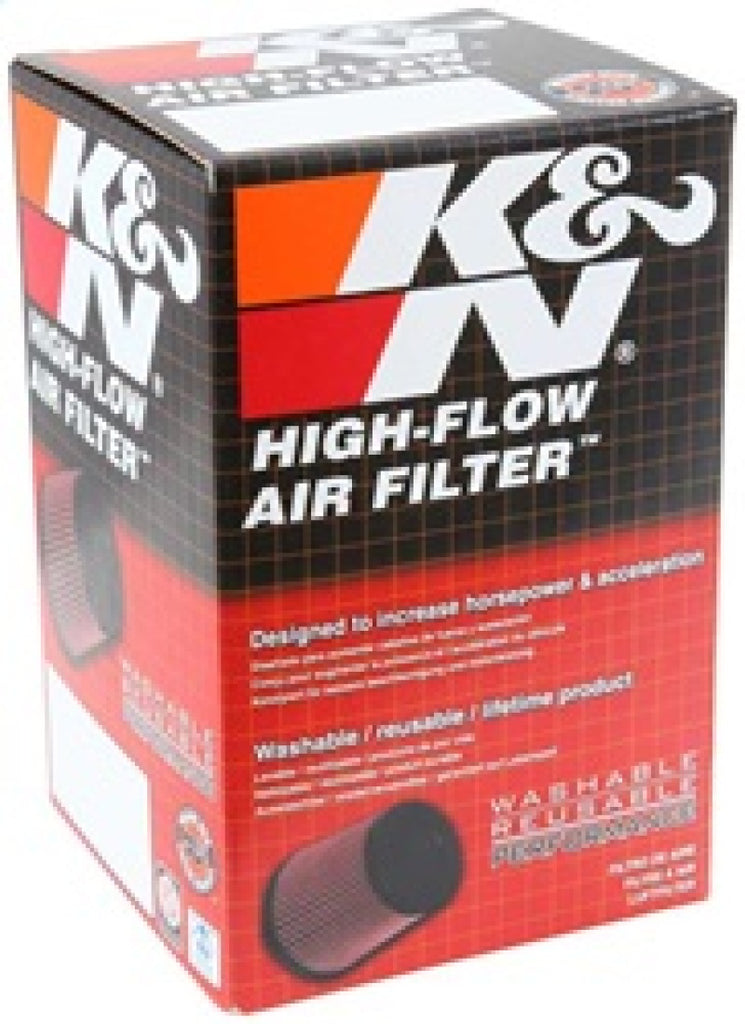 K&N Universal Clamp-On Air Filter 2-3/4in FLG / 4-3/4in B / 3-1/2in T / 5-7/8in H