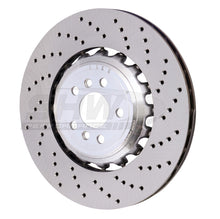 Load image into Gallery viewer, SHW 18-21 BMW M5 4.4L Right Rear Cross-Drilled Lightweight Brake Rotor (34217991104)