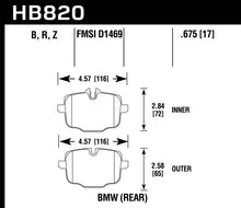 Load image into Gallery viewer, Hawk 12-17 BMW M6 / 14-17 BMW M6 Gran Coupe / 13-16 BMW M5 Performance Ceramic Rear Brake Pads