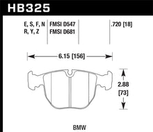 Load image into Gallery viewer, Hawk 04-06 BMW X5 3.0i/4.4i HPS 5.0 Street Front Brake Pads
