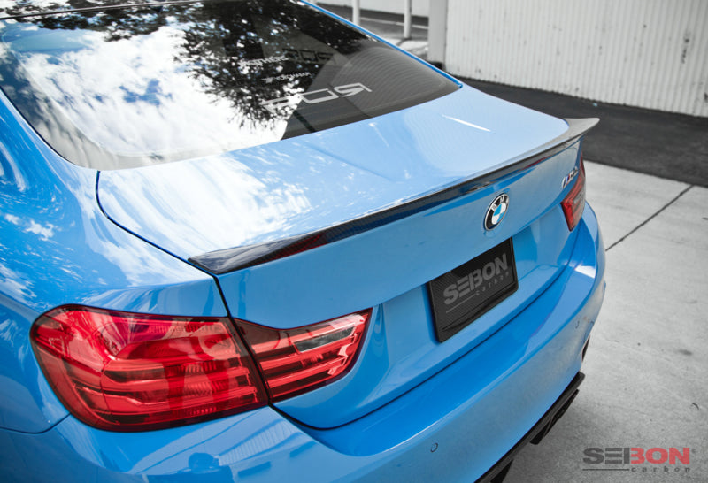 Seibon 15-18 BMW F82 M4 C-Style Carbon Fiber Rear Spoiler