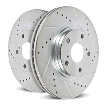 Load image into Gallery viewer, Power Stop 09-11 BMW 335d Front Evolution Drilled &amp; Slotted Rotors - Pair