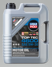 Load image into Gallery viewer, LIQUI MOLY 5L Top Tec 4600 Motor Oil 5W30