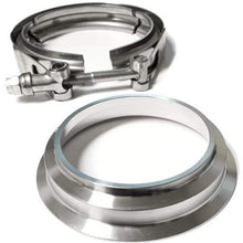 Load image into Gallery viewer, ATP 3in SS Downpipe Flange &amp; Clamp for Borg Warner S/SX/SX-E Turbos