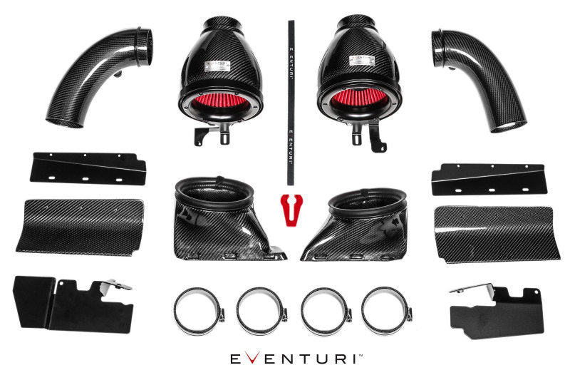 Eventuri 12-15 Audi B8 RS4/RS5 - Black Carbon Intake