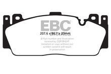 Load image into Gallery viewer, EBC 12+ BMW M5 4.4 Twin Turbo (F10) Yellowstuff Front Brake Pads
