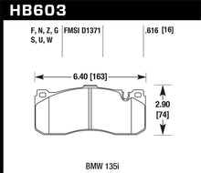 Load image into Gallery viewer, Hawk BMW 135i Performance Ceramic Street Front Brake Pads