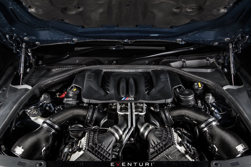 Eventuri BMW F1X M6 - Black Carbon Intake w/ Black Tubes