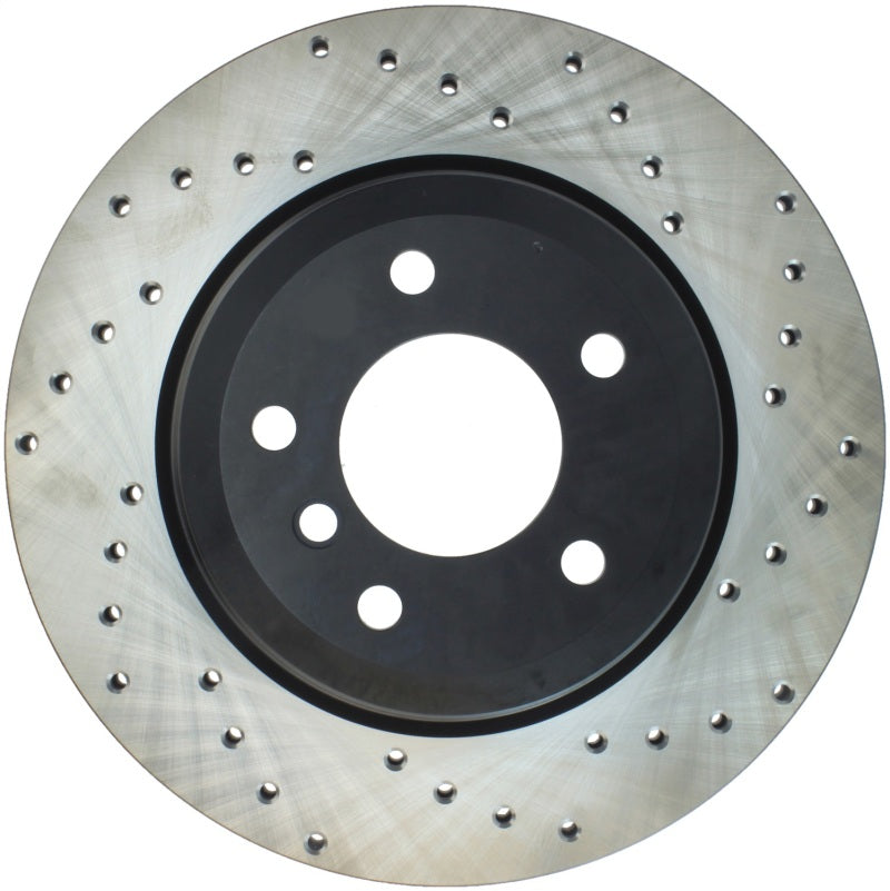 StopTech Sport Cross Drilled Brake Rotor - Rear Left