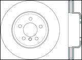 StopTech 11-15 BMW 535i/535xi/ 12-15 640i Front Right Drilled Sport Brake Rotor