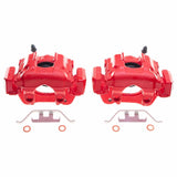 Power Stop 04-10 BMW X3 Rear Red Calipers - Pair