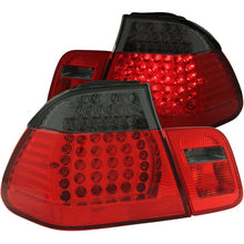 Load image into Gallery viewer, ANZO 1999-2001 BMW 3 Series E46 LED Taillights Red/Smoke 2pc