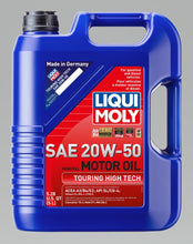 Load image into Gallery viewer, LIQUI MOLY 5L Touring High Tech Motor Oil SAE 20W50