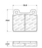 StopTech Street Touring 75-95 Alfa Romeo 2000 Spider/Graduate/Veloce Front Brake Pads