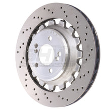 Load image into Gallery viewer, SHW 19-21 BMW M2 Competition 3.0L Right Rear Cross-Drilled Lightweight Brake Rotor (34118072020)
