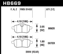 Load image into Gallery viewer, Hawk 09-12 BMW Z4 Rear Street Brake Pads