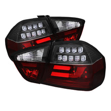 Load image into Gallery viewer, Spyder BMW E90 3-Series 06-08 4Dr LED Indicator LED Tail Lights Blk ALT-YD-BE9006-LBLED-G2-BK