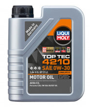 Load image into Gallery viewer, LIQUI MOLY 1L Top Tec 4210 Motor Oil 0W30