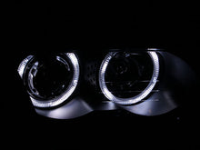Load image into Gallery viewer, ANZO 1999-2001 BMW 3 Series E46 Projector Headlights w/ Halo Black (CCFL)