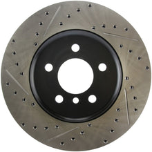 Load image into Gallery viewer, StopTech 2011-2013 BMW 535i / 2012-2016 BMW 640i Slotted &amp; Drilled Front Right Brake Rotor